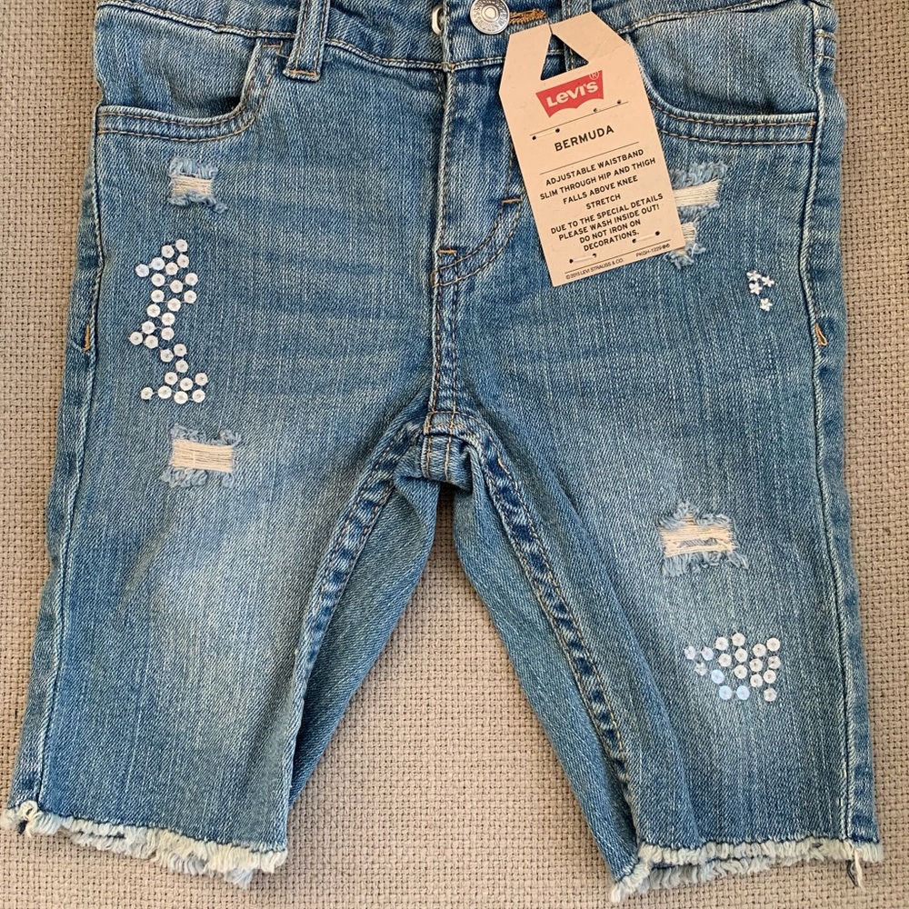 Girls Levi Bermuda Shorts